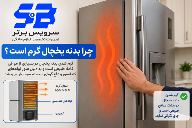 چرابدنه یخچال داغ است